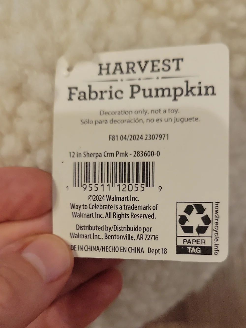 Harvest Pillow Pumpkin